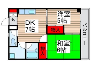 サニーパレス新松戸の物件間取画像